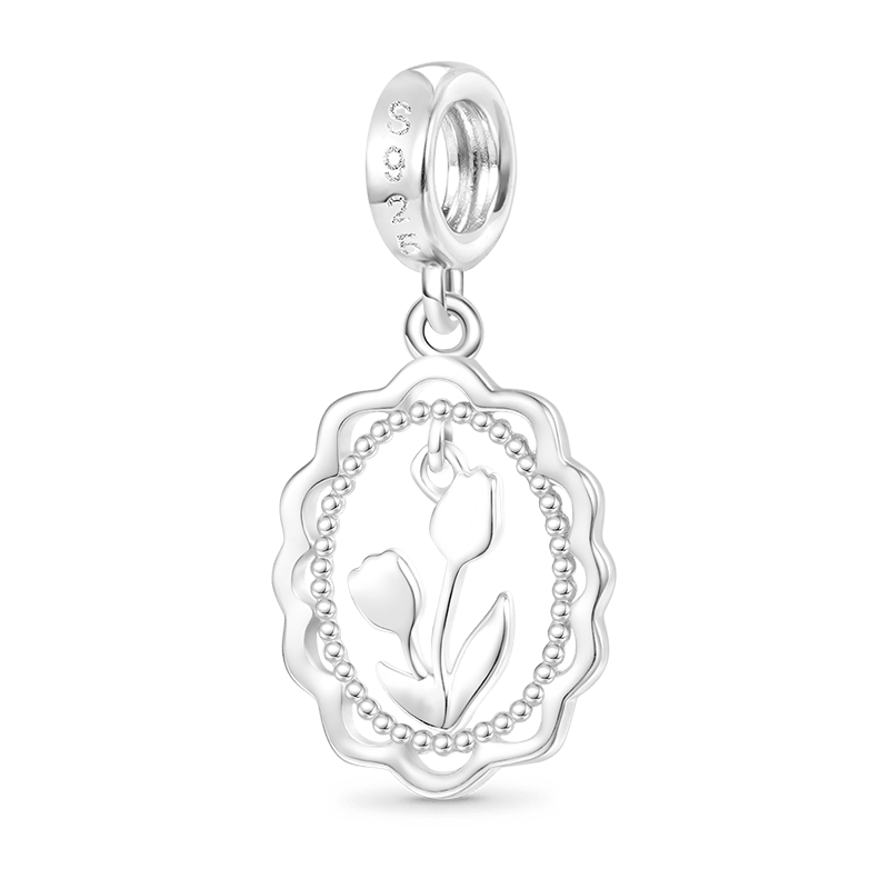 鬱金香相框吊墜 image number 1