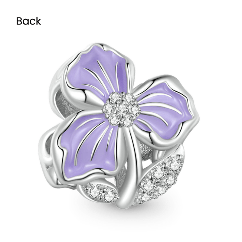 紫色花朵串珠 image number 1