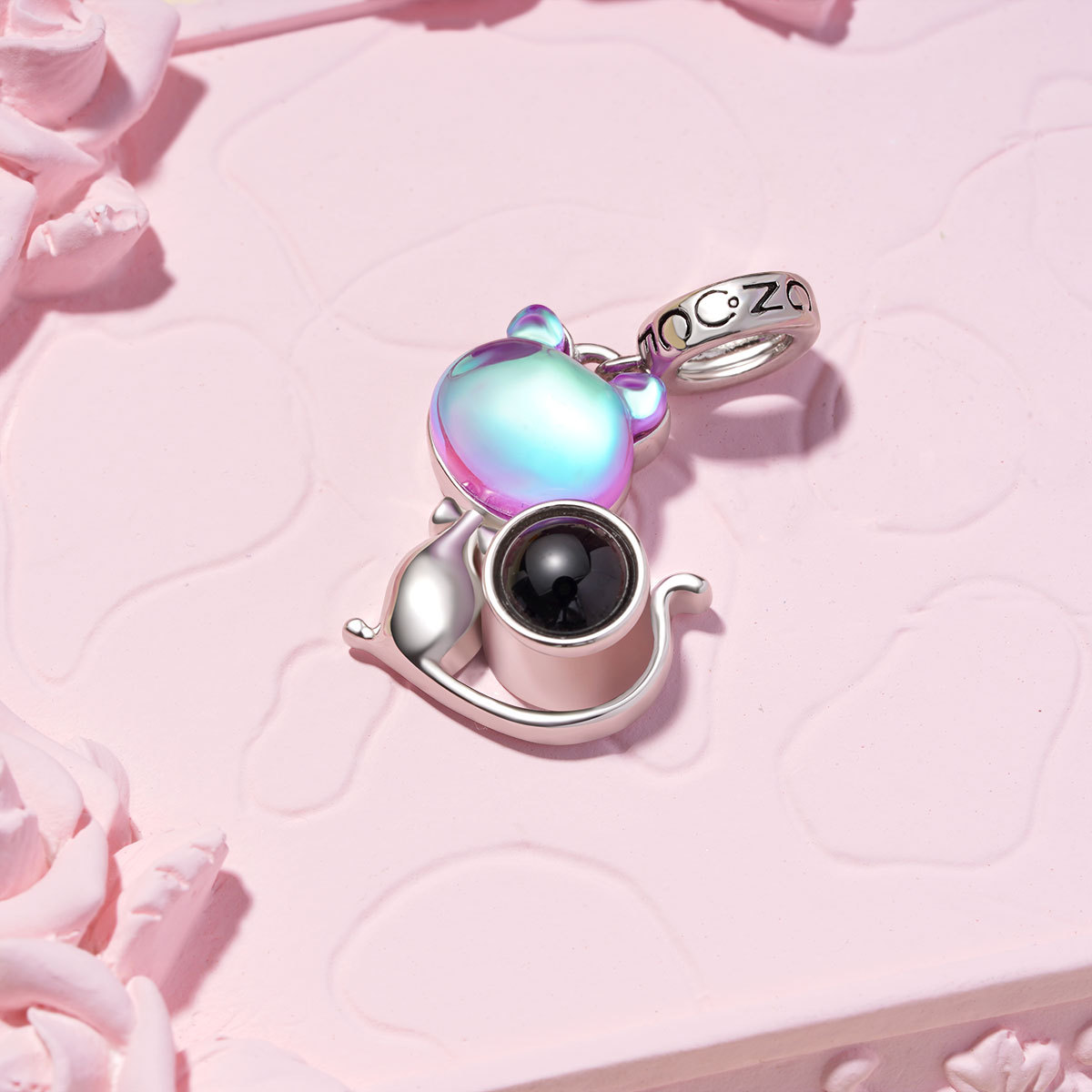 小貓投影照片吊墜 image number 2