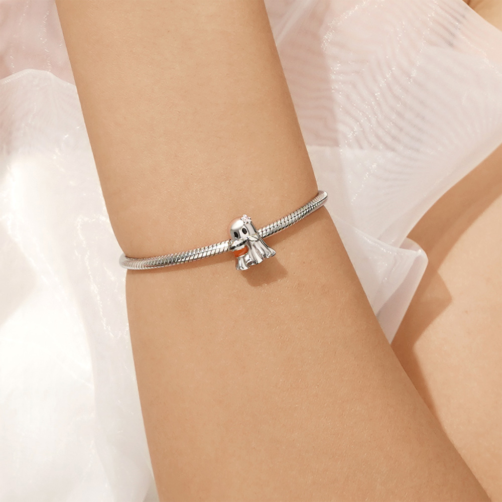 幽靈喝咖啡珠飾 image number 3