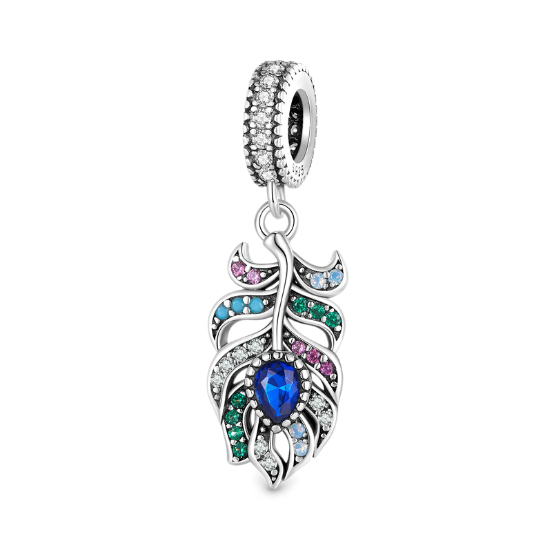 孔雀翎羽吊墜 image number 0