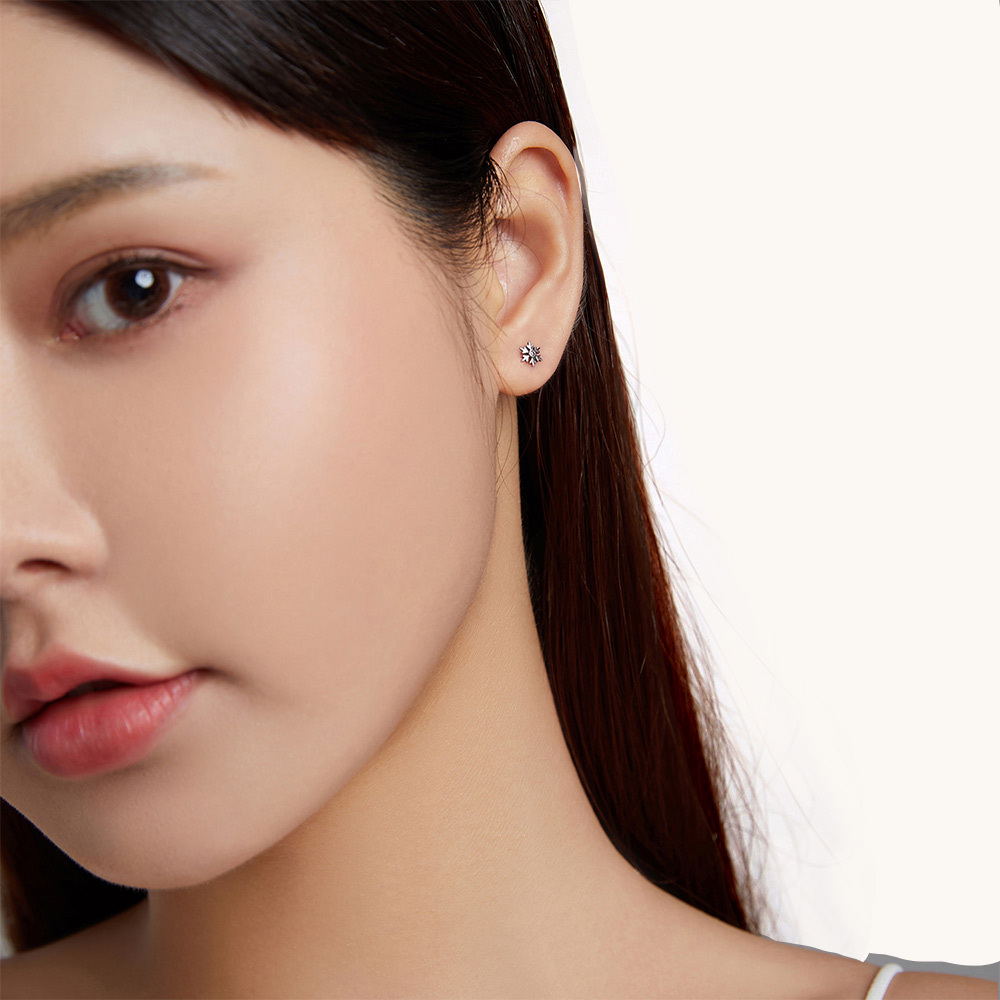 雪花耳環 image number 2
