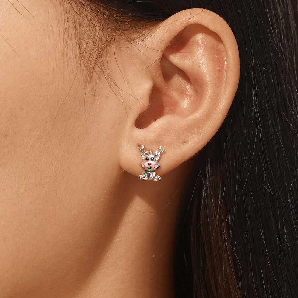 聖誕麋鹿耳環 image number 4