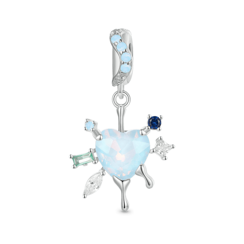 愛心雪花吊墜 image number 0