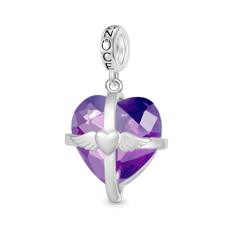 生日石愛情吊墜 image number 1