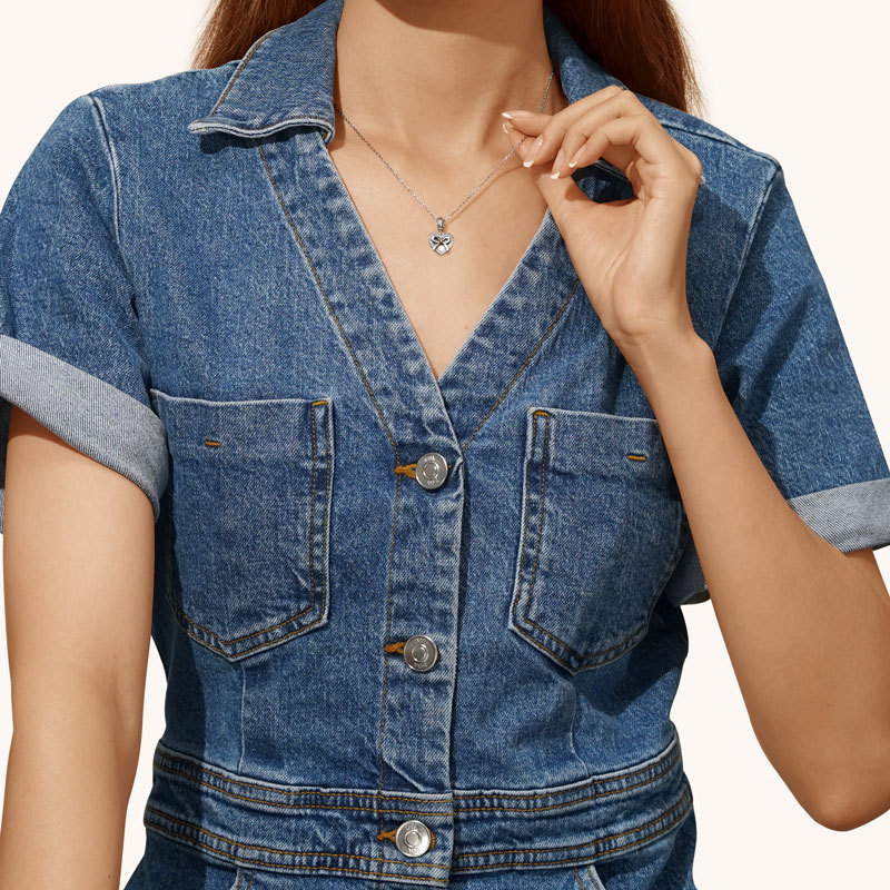 領結心形吊墜 image number 5