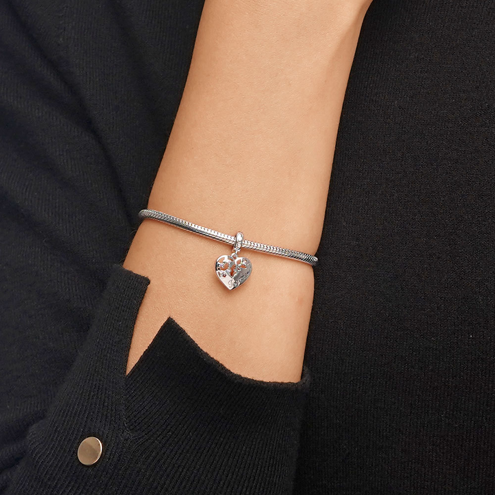 蝴蝶愛情誕生石吊墜 image number 7