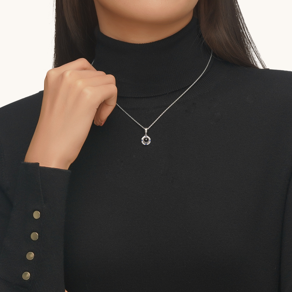 圓形投影吊墜 image number 1