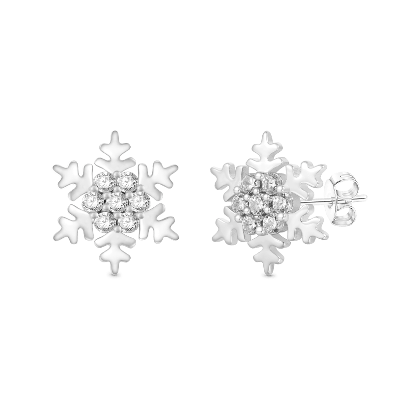 雪花耳環 image number 1
