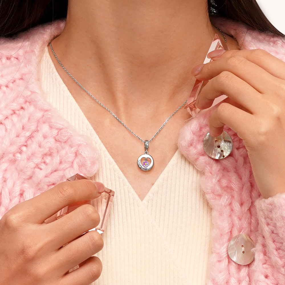 姊妹情誼心形吊墜 image number 4