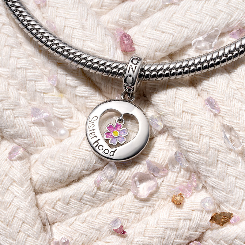 姊妹情誼心形吊墜 image number 2