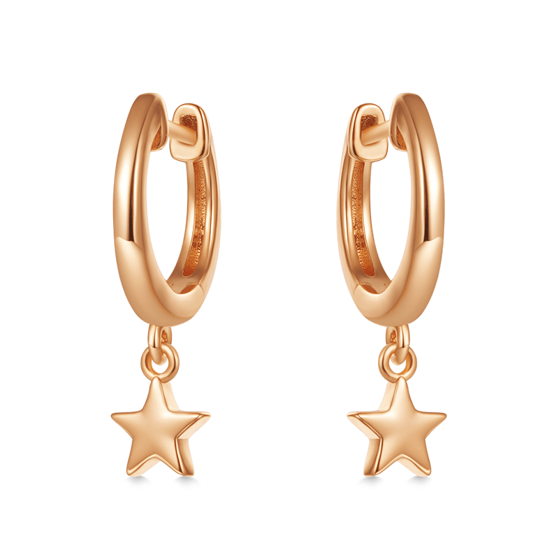 星星吊墜耳環 image number 1