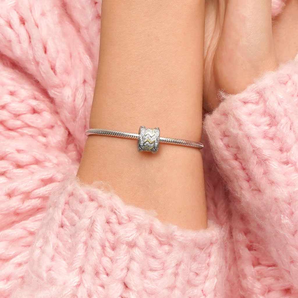 無限波浪吊墜項鍊 image number 4