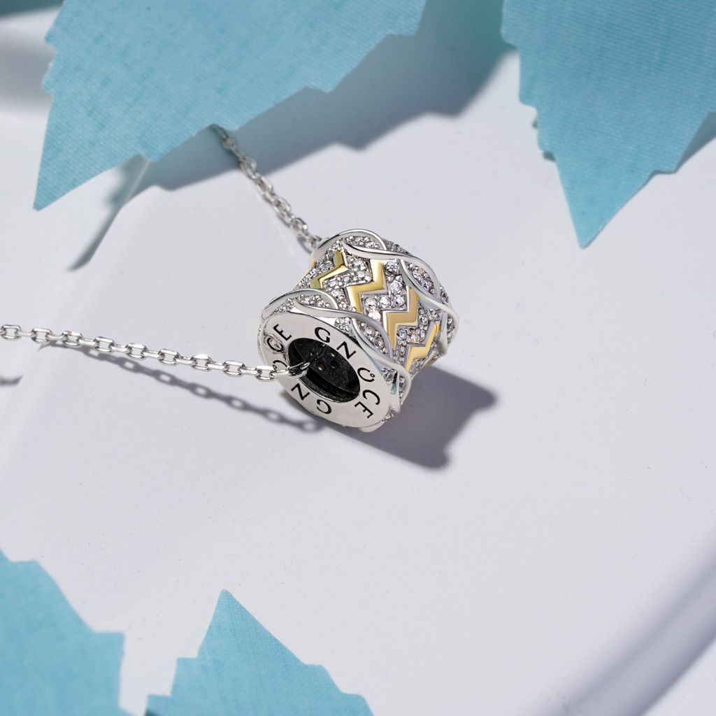 無限波浪吊墜項鍊 image number 2