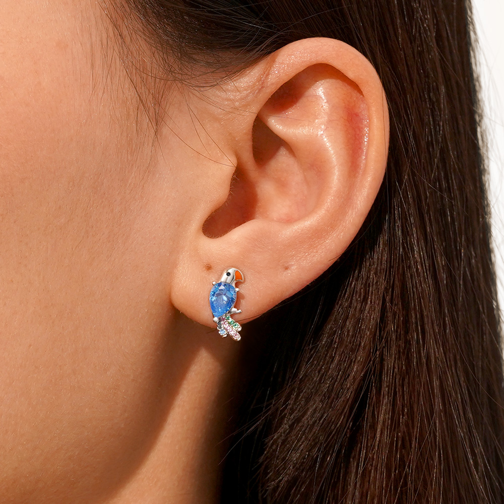 鸚鵡耳環 image number 4