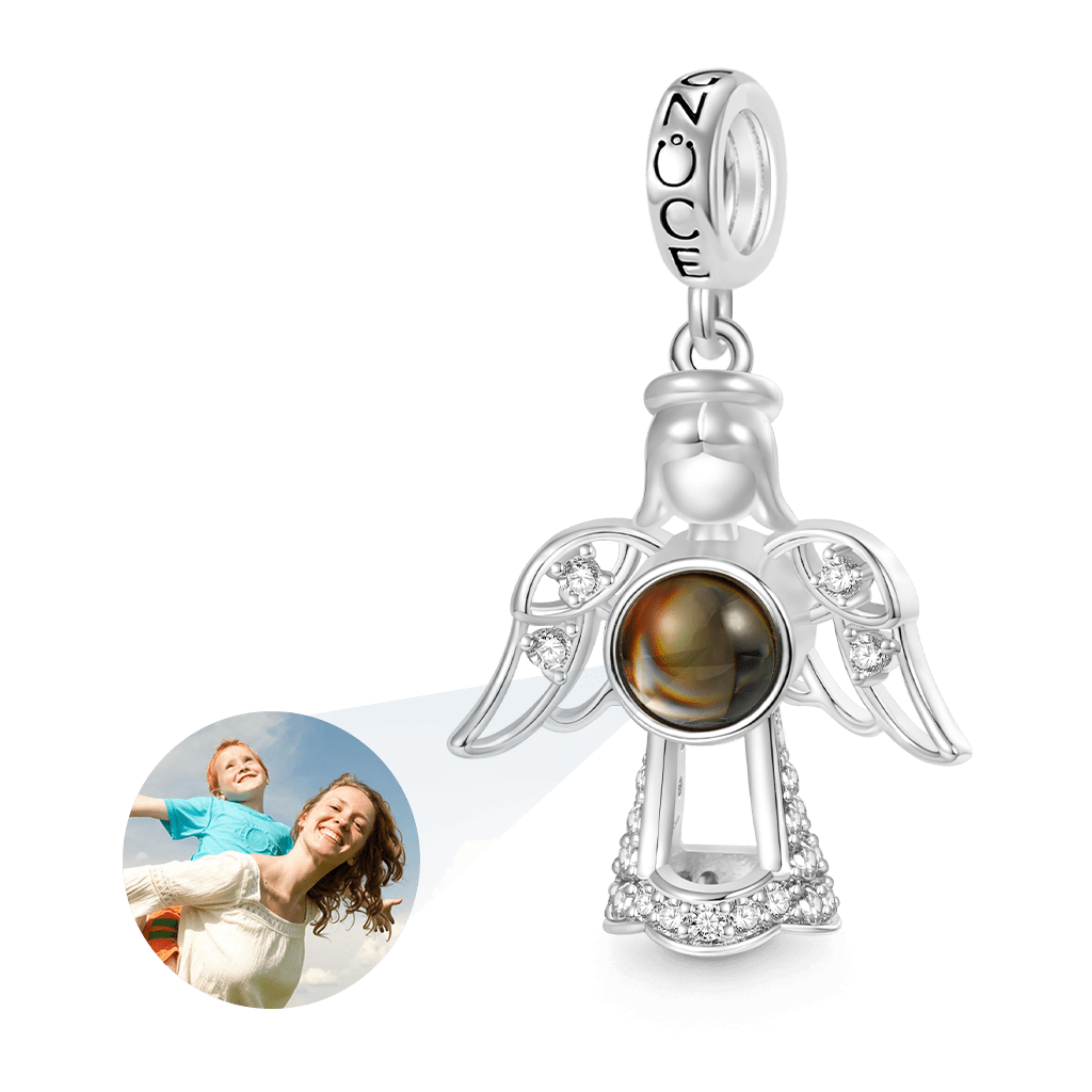 天使投影照片吊墜 image number 0