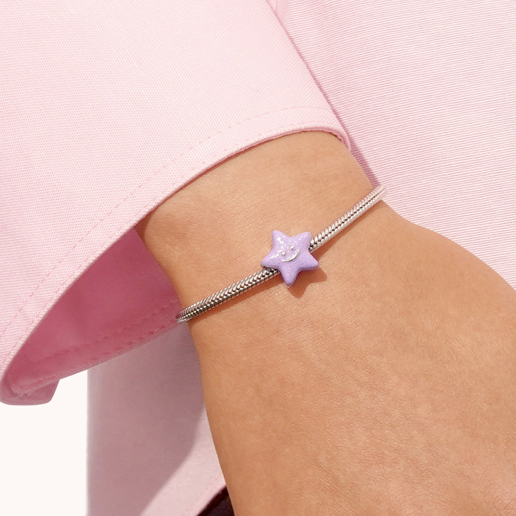 星星笑臉生日石珠飾 image number 4