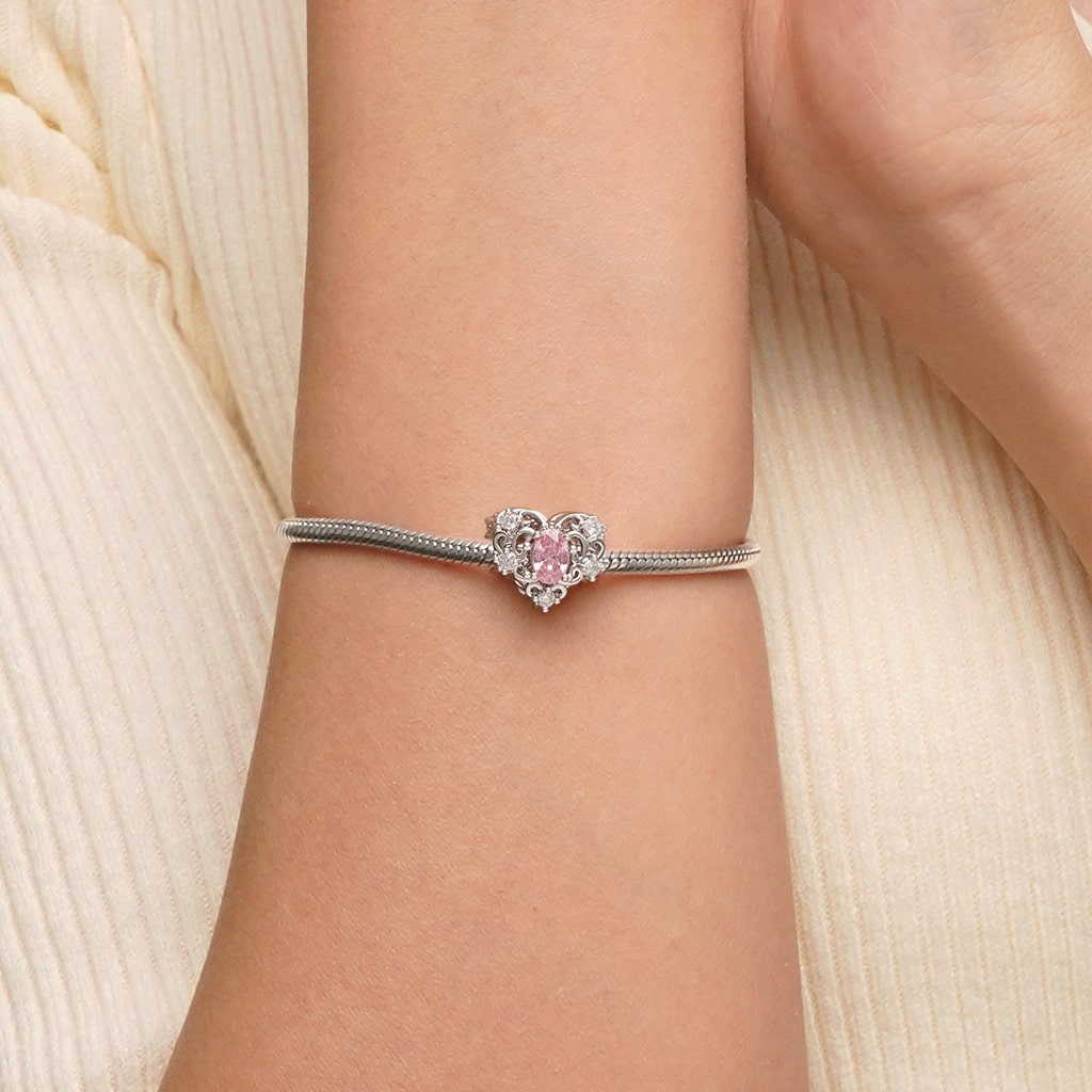 鏤空愛心珠飾 image number 4