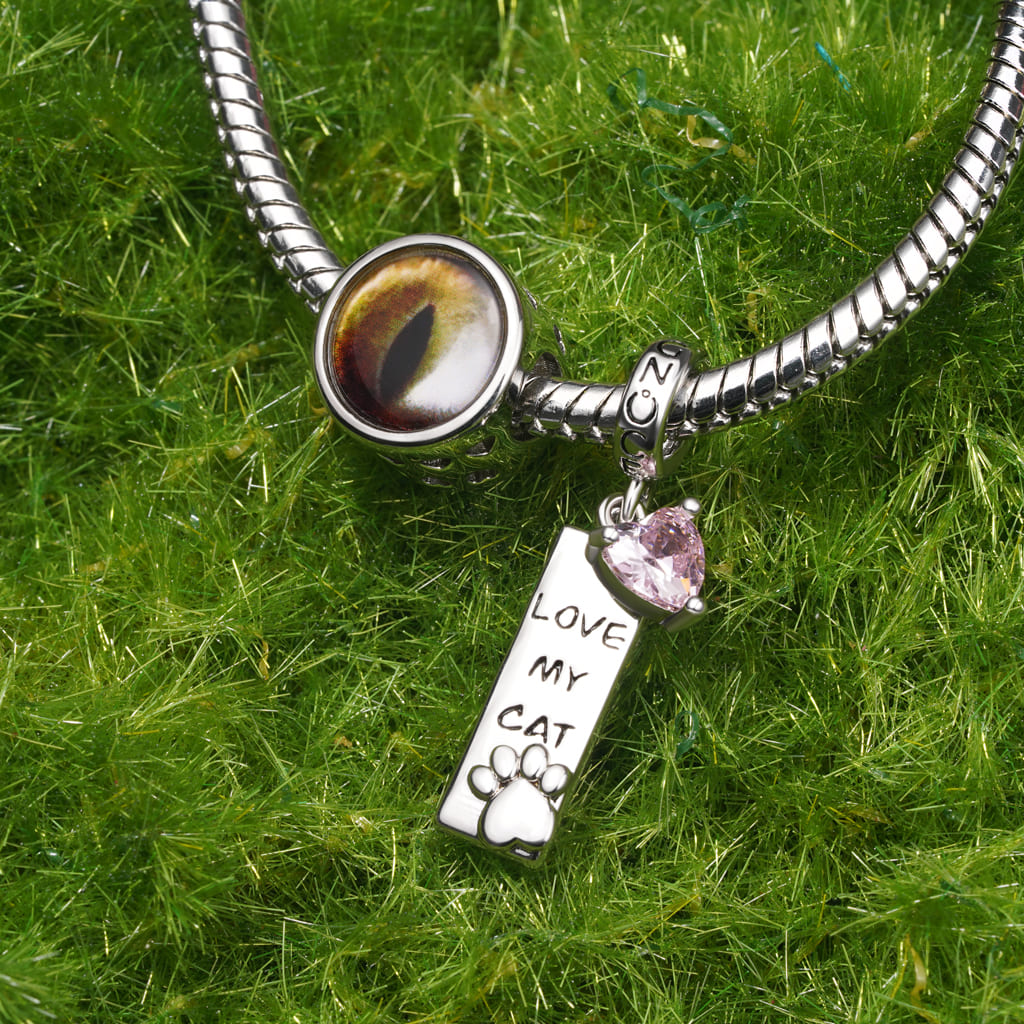 可雕刻寵物貓吊墜 image number 4