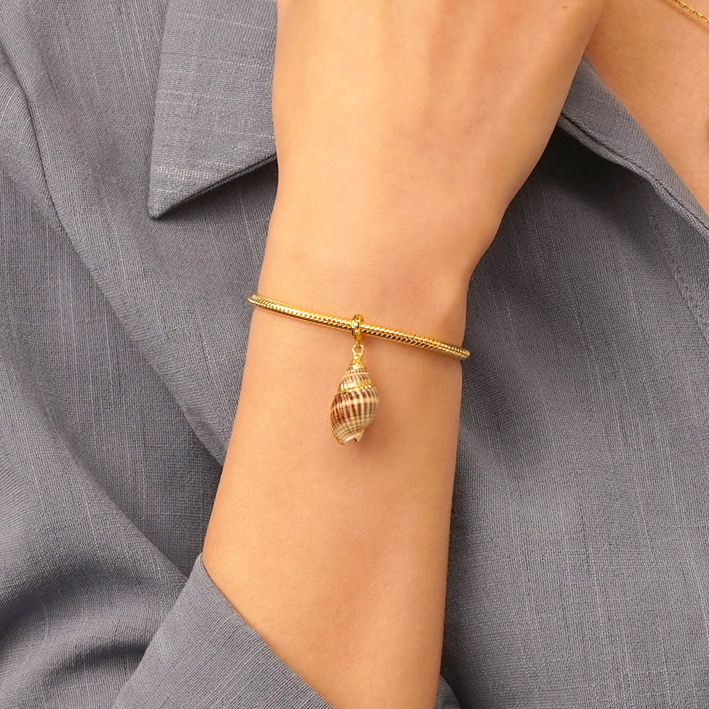 天然海洋貝殼吊墜 image number 5