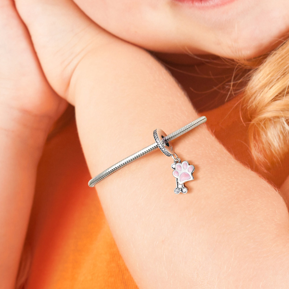 寵物爪子與骨頭吊墜 image number 3