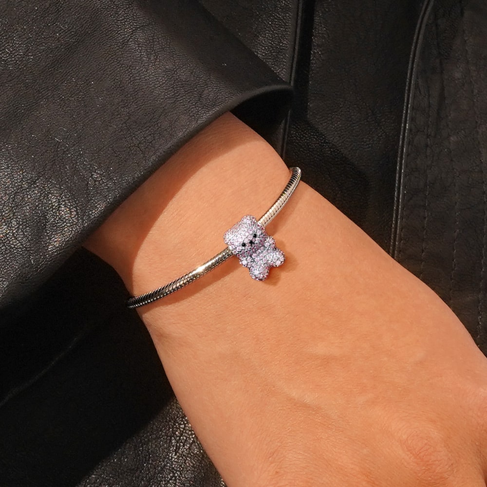 粉紅小熊珠飾 image number 4