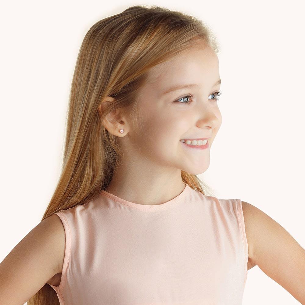 玫瑰金耳環 image number 3