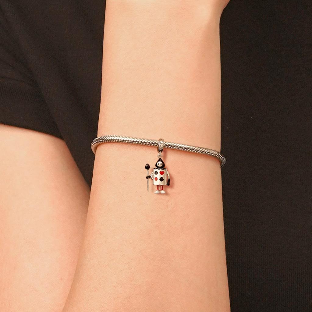 可打開的撲克牌士兵吊墜 image number 6