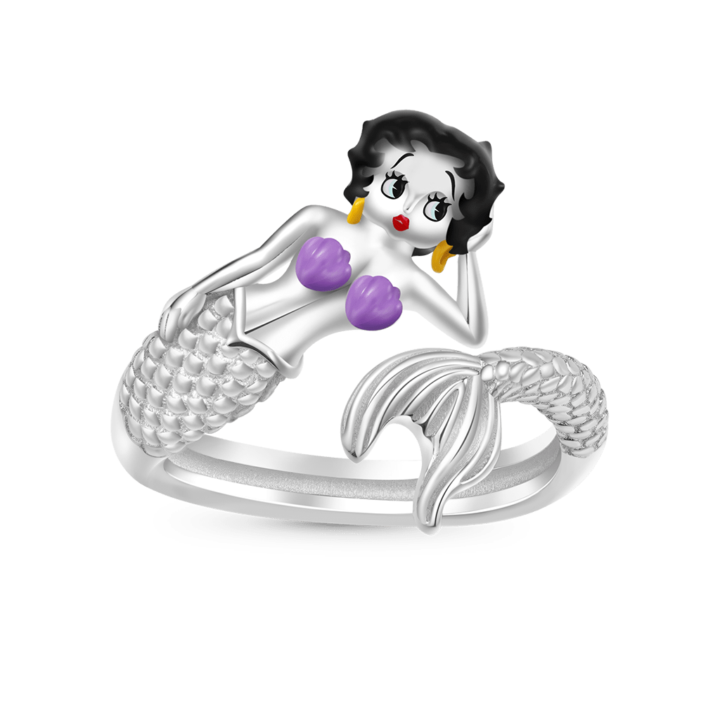 美人魚貝蒂娃娃開口戒指 image number 0