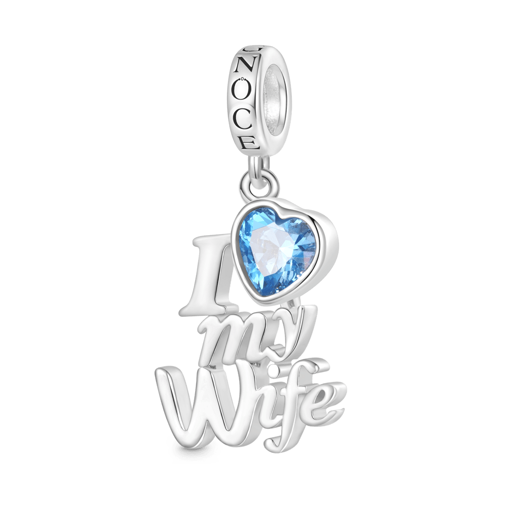 藍色心形吊墜 image number 0