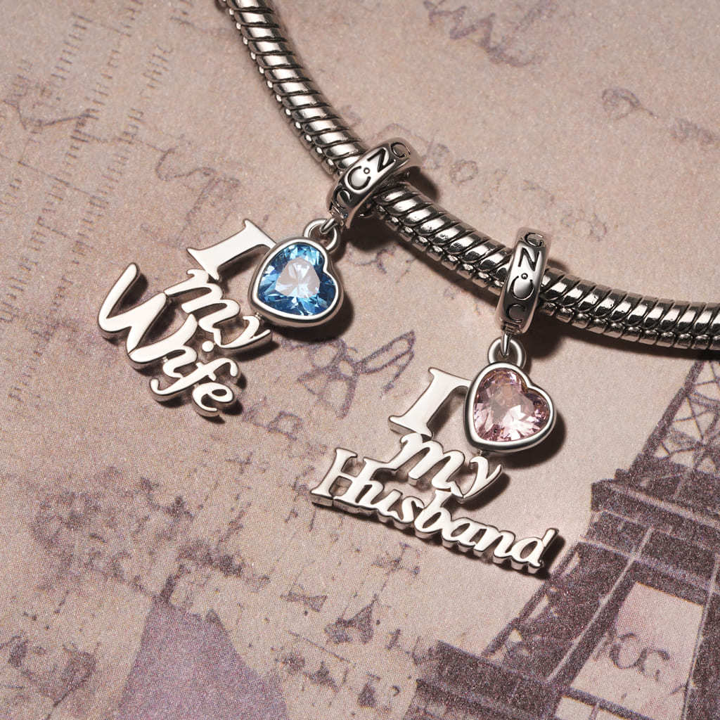 藍色心形吊墜 image number 2