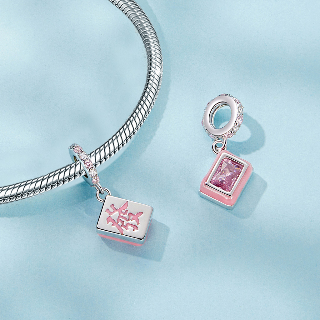 粉紅色幸運吊墜 image number 2