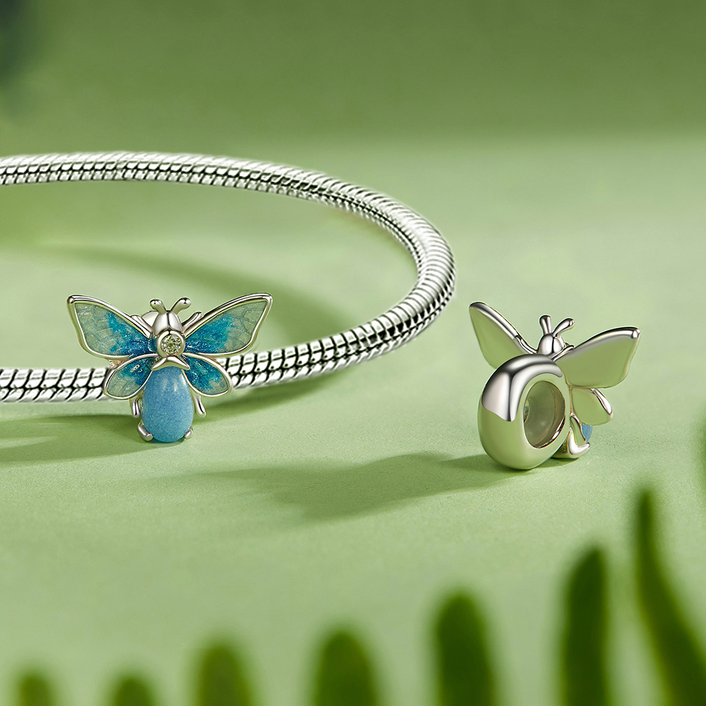 藍色蜜蜂固定珠 image number 2