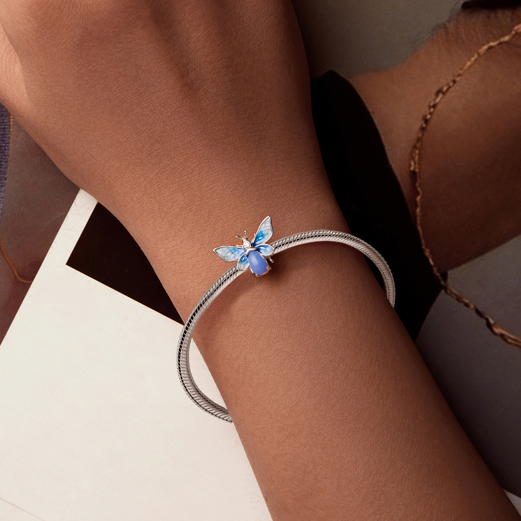 藍色蜜蜂固定珠 image number 3