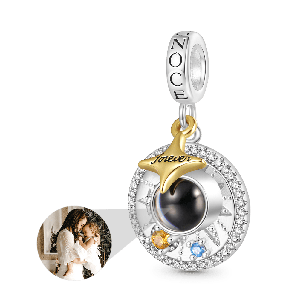 星星圓盤投影吊墜 image number 0