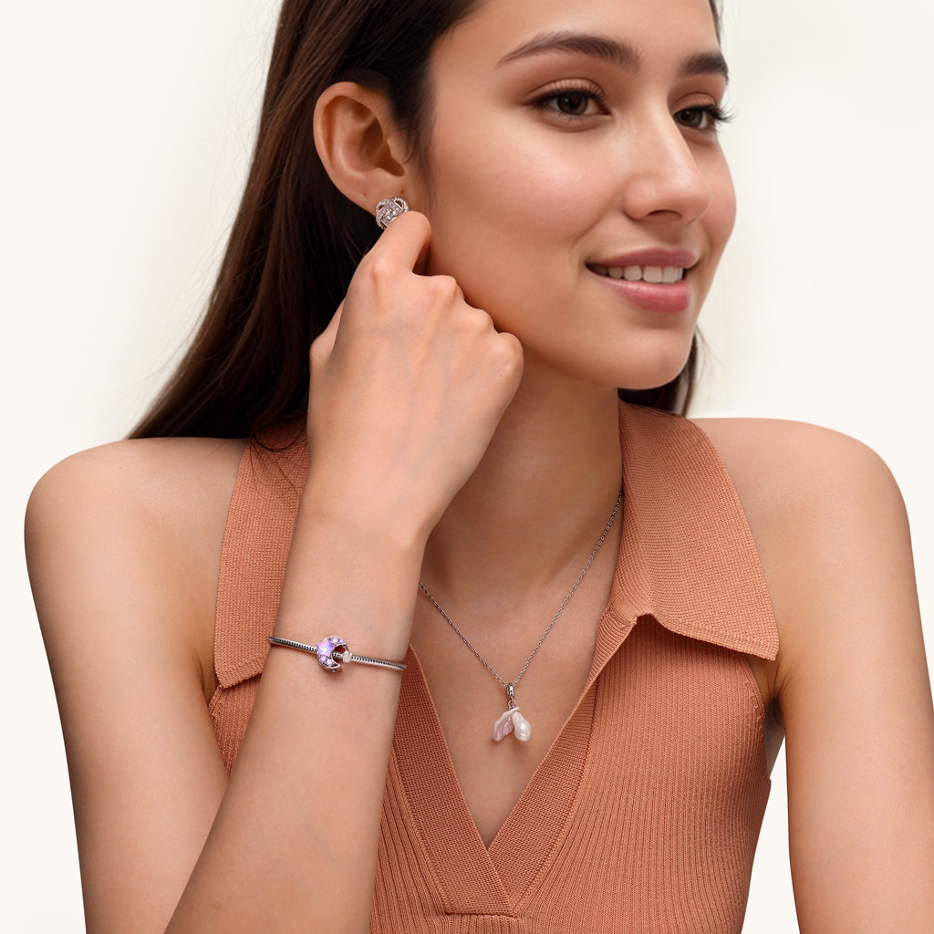 紫色星月珠飾 image number 4