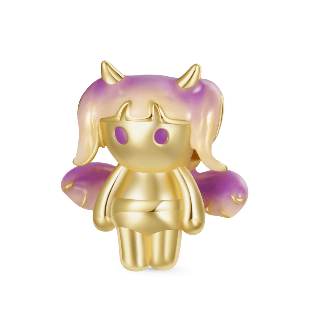漸變紫小惡魔珠飾 image number 0