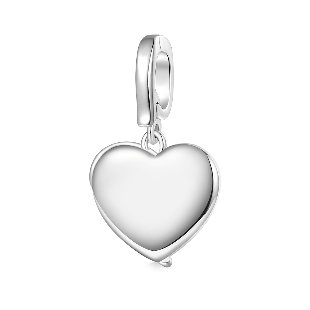 心形翅膀扣環珠飾 image number 2