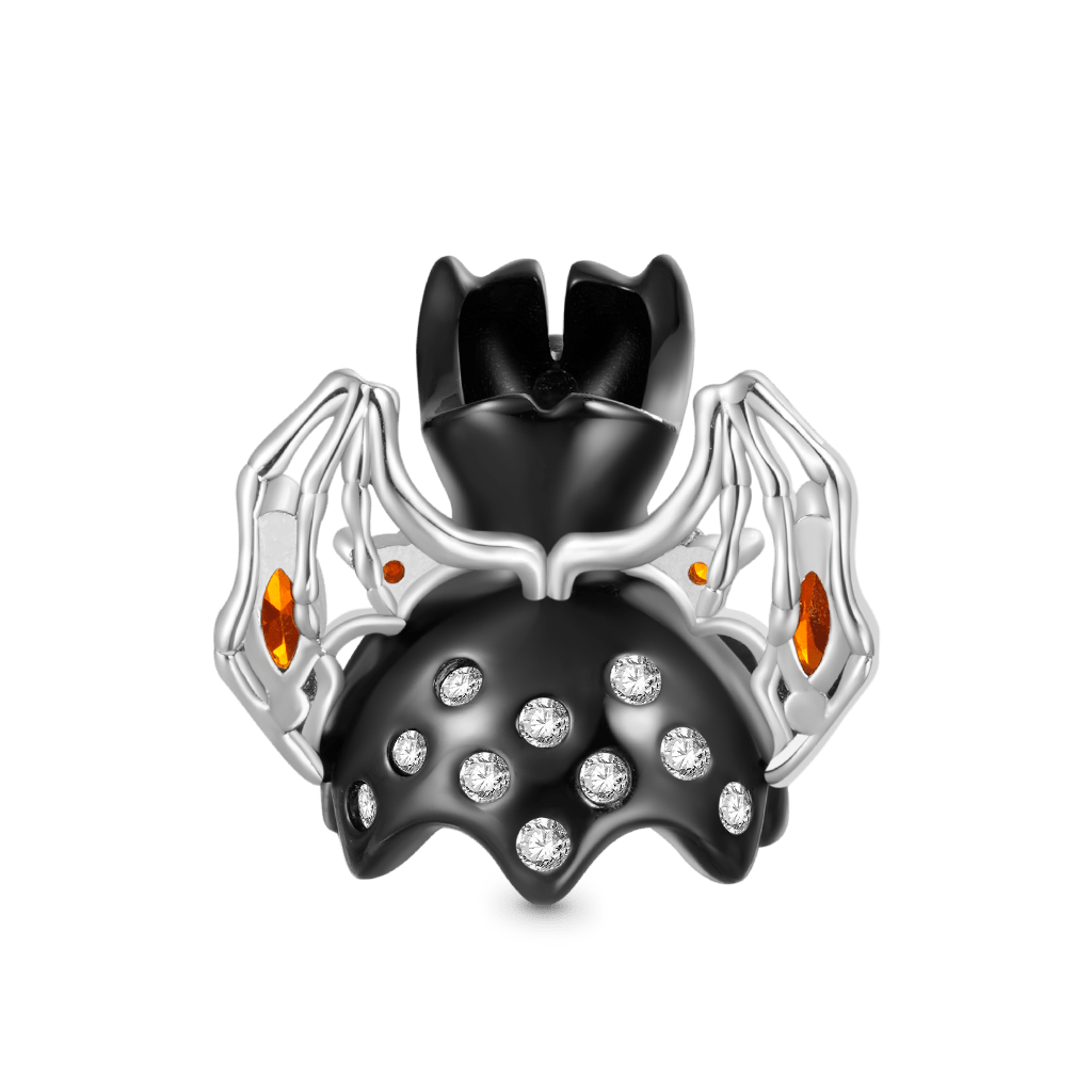 蜘蛛黑色婚紗珠飾 image number 1