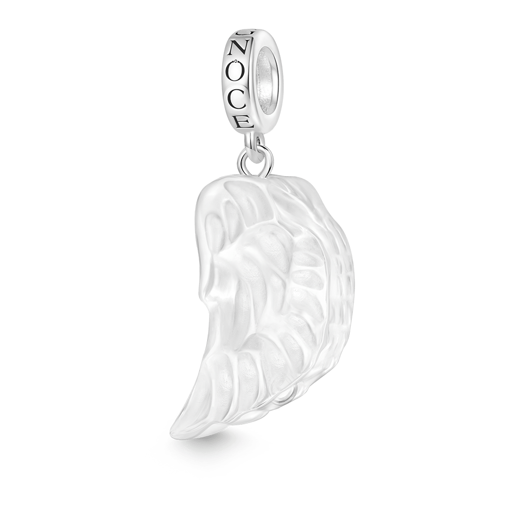 天然透明水晶翅膀吊墜 image number 0