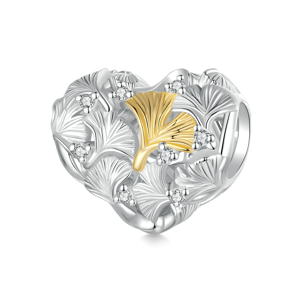 銀杏葉心形珠飾 image number 0