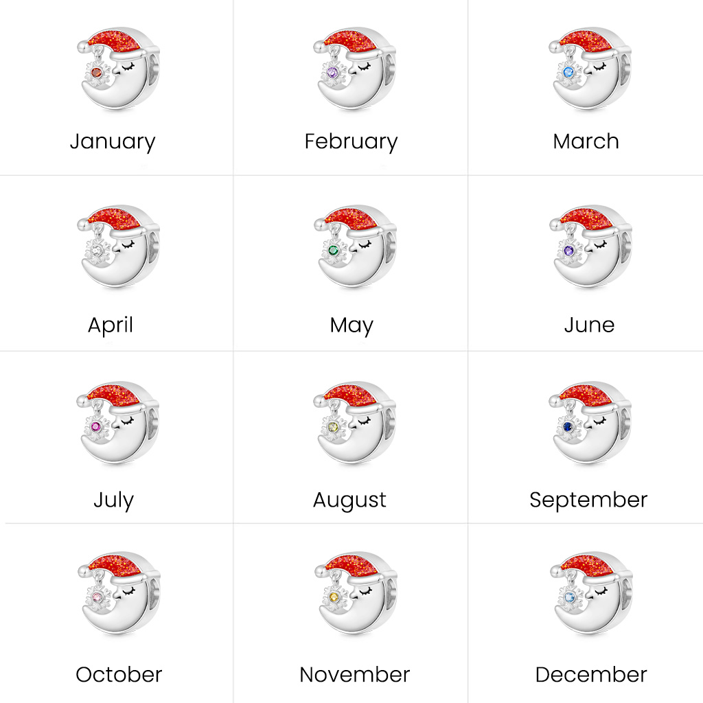 聖誕月亮雪花珠飾 image number 6