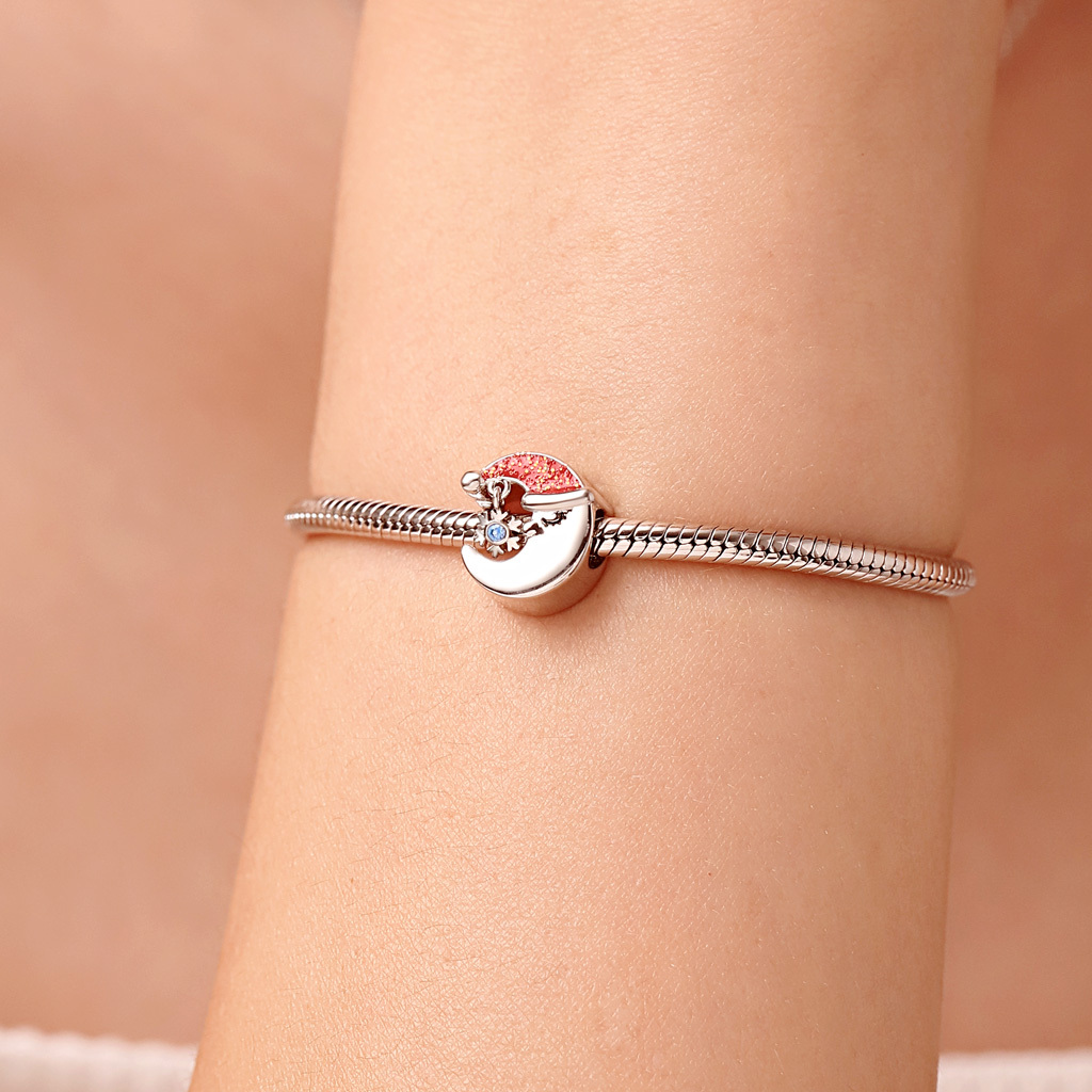 聖誕月亮雪花珠飾 image number 5