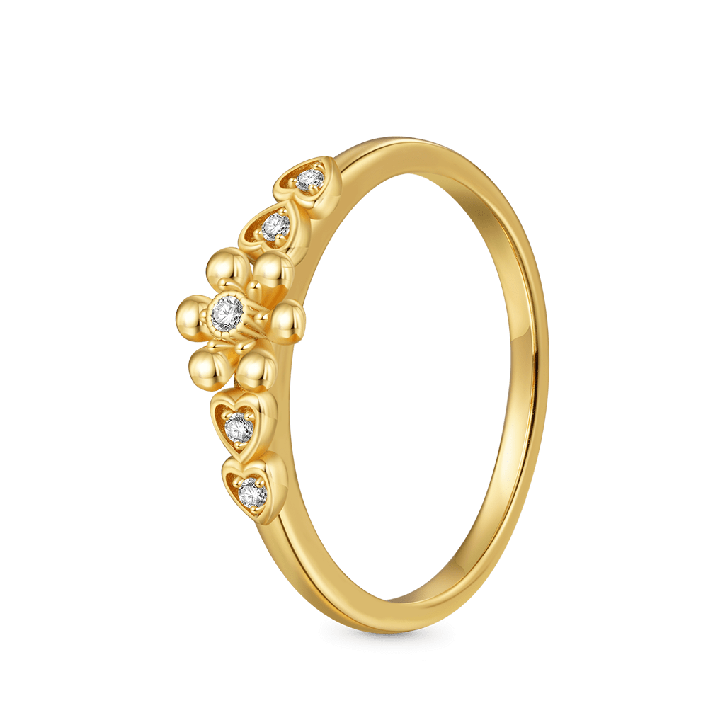 花朵愛心戒指 image number 1