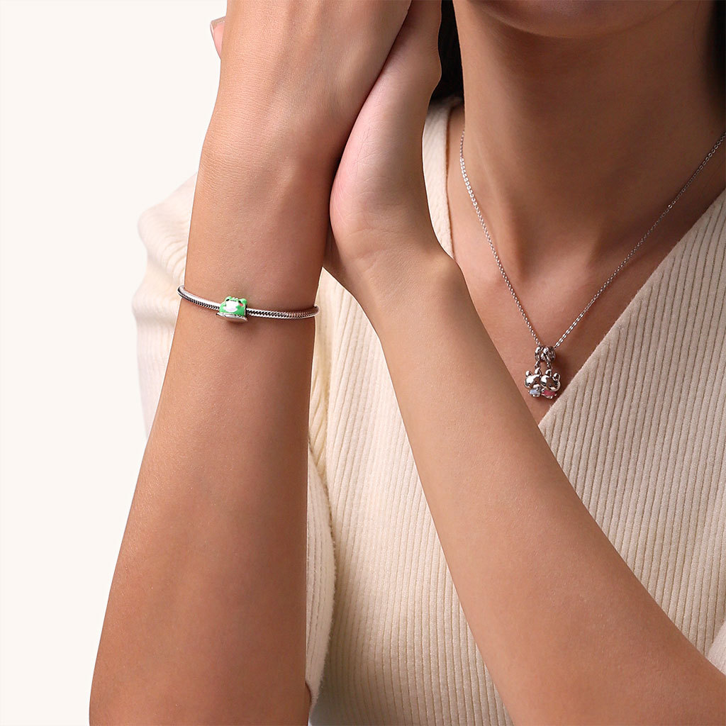 幸運抹茶青蛙珠飾 image number 3