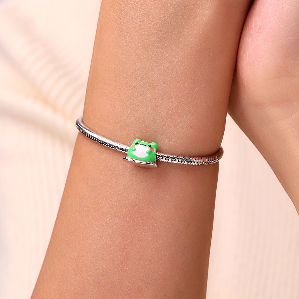 幸運抹茶青蛙珠飾 image number 4