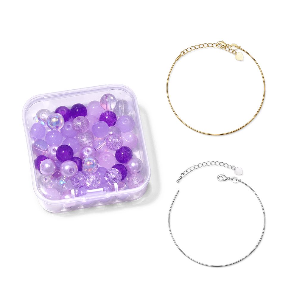 玻璃DIY珠飾手鍊 image number 1