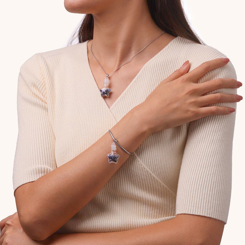 藍晶石星瓶吊墜 image number 3