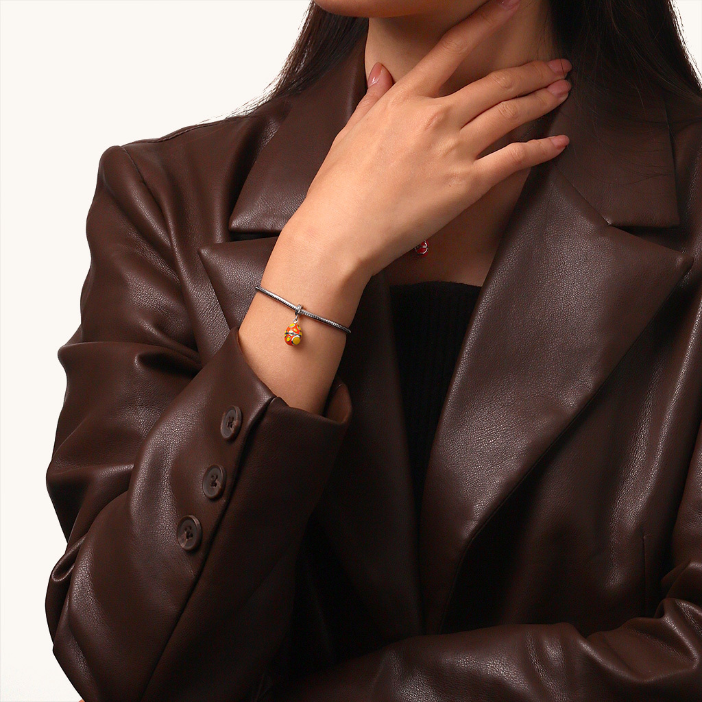 復活節彩蛋口袋臘腸狗吊墜 image number 4