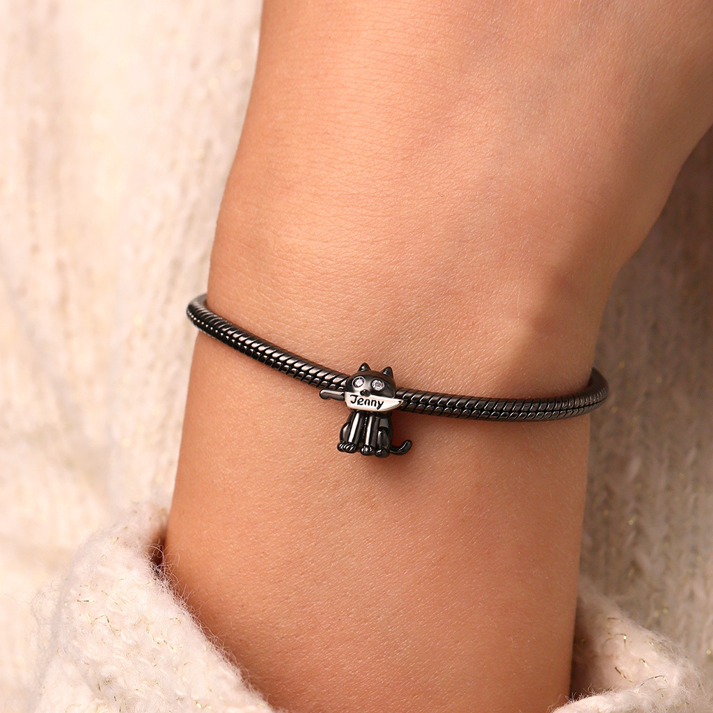 黑貓小刀吊墜 image number 5